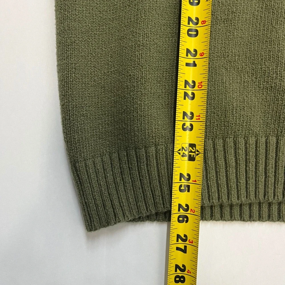 Off-White Sweater Mens Olive Orange Arrows Streetwear Large